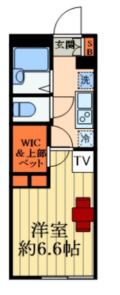 さいたま市中央区八王子のマンションの間取り