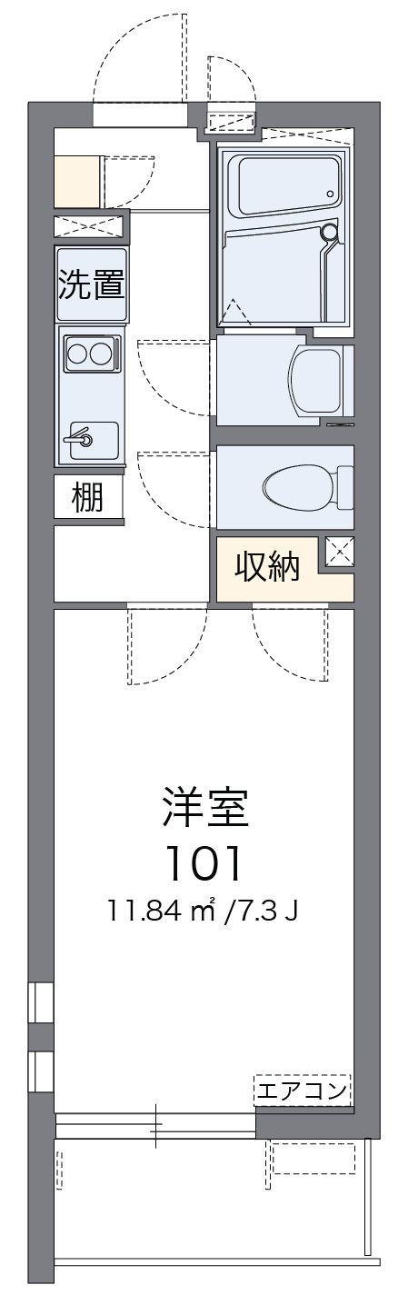 ヴィラ　セゾン幕張の間取り