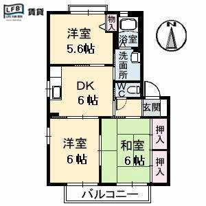 シャーメゾン　ウィンズ　Ａ棟の間取り