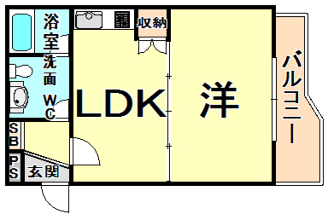 ウィンディつかしん西の間取り