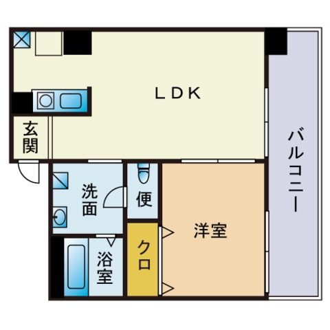 エルスタンザ春日原の間取り