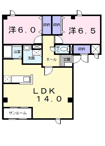 【Ｄｅａｒシンメトリーの間取り】