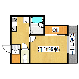 加古郡播磨町南野添のアパートの間取り