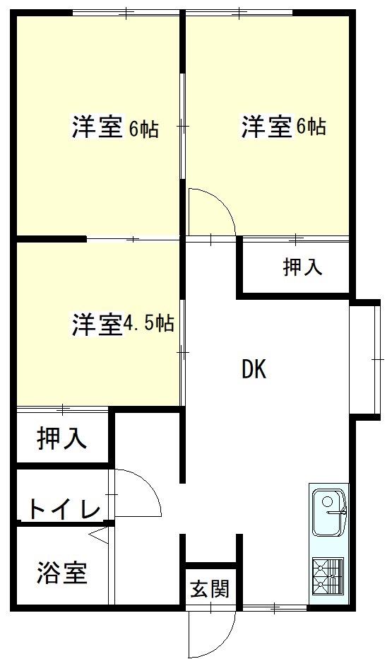 フジハイネスの間取り