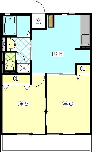 【ひまわりの間取り】