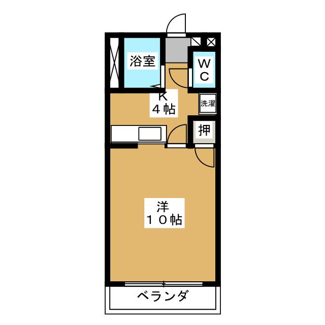 コーポラスりるの間取り