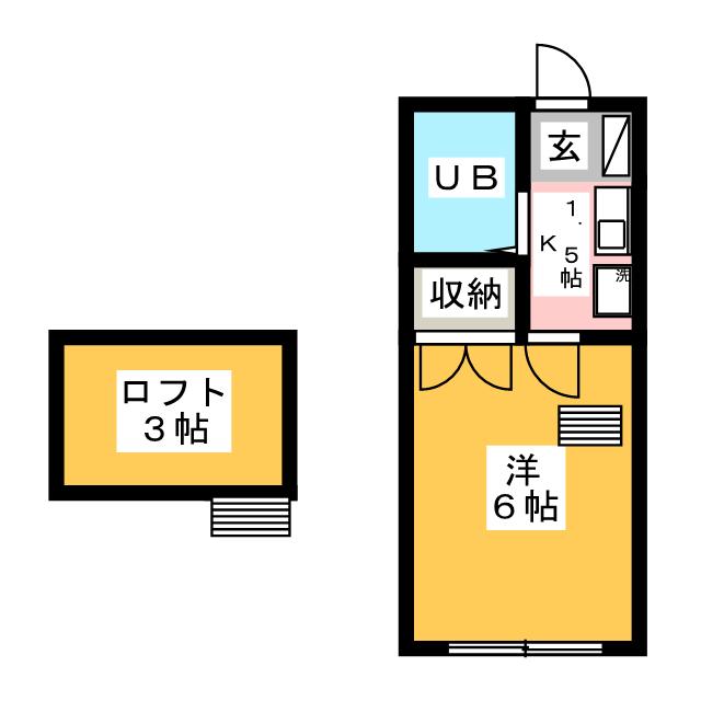 アリス伊勢崎第６号館の間取り