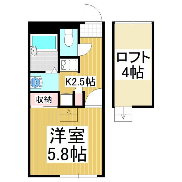 ユーハウスαメゾンの間取り