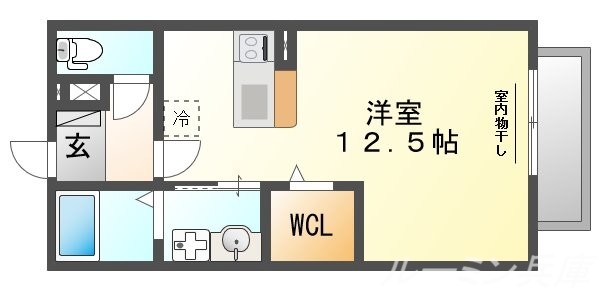 セントラルグレイスＡ棟の間取り