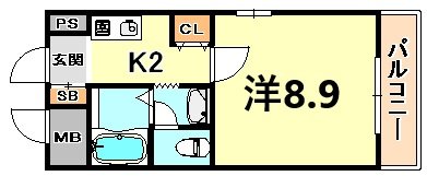 サテライト王子公園の間取り