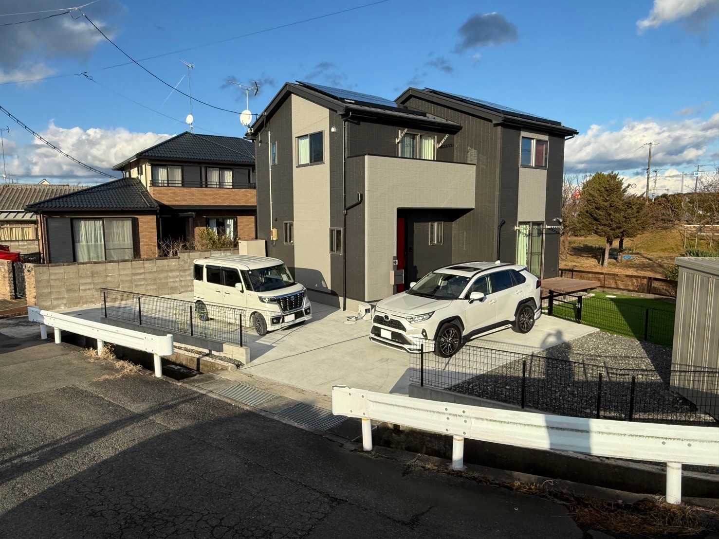 【四倉町上仁井田字家ノ前　賃貸戸建　ペット可能の駐車場】