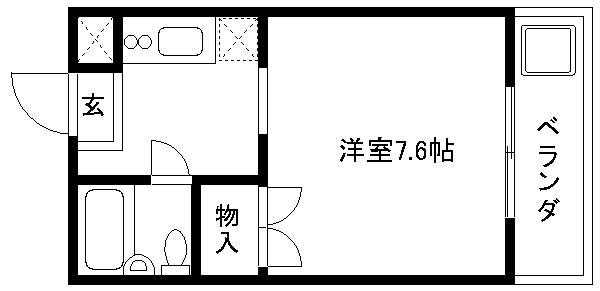 スチューデントハイツネムの間取り