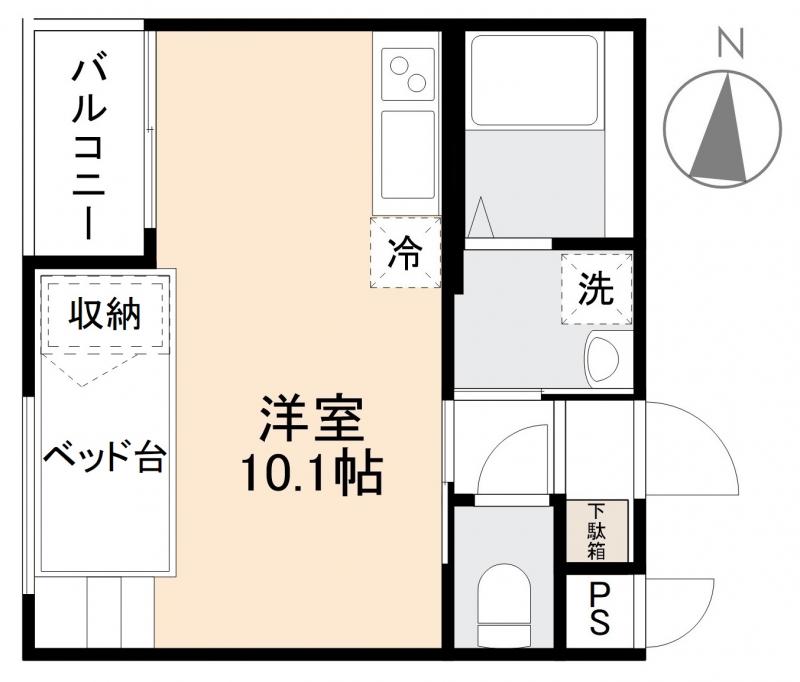 高松市瀬戸内町のマンションの間取り