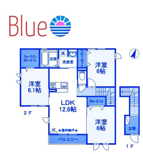 横浜市港南区港南のアパートの間取り