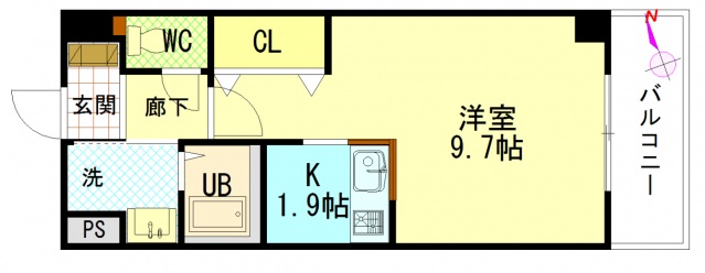 グローリの間取り