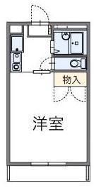 越谷市神明町のアパートの間取り