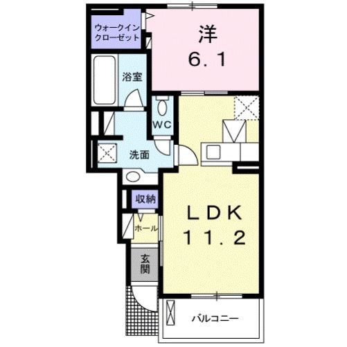 カルムハチマンの間取り