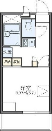 尼崎市田能のマンションの間取り