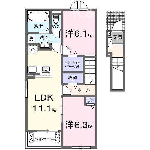 パルムIIIの間取り