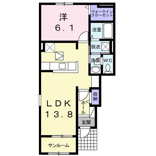 ボヌール　アヴの間取り