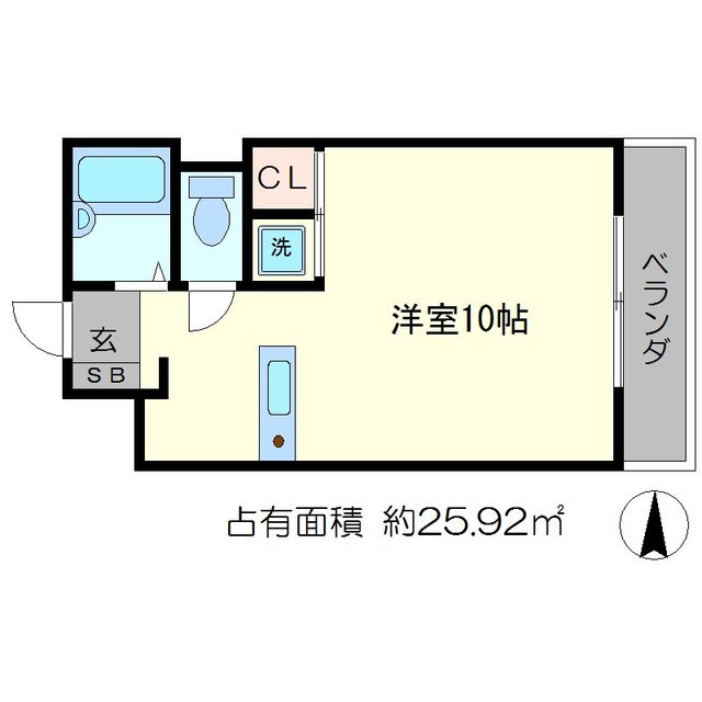 エステート修学院の間取り