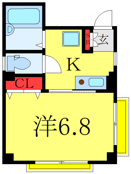 Park Square　仲宿の間取り