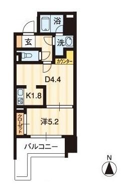 リアライズ瓦町の間取り