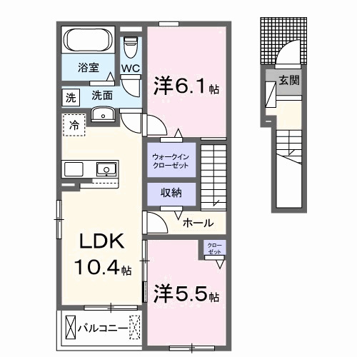 紫陽花IXの間取り