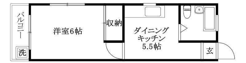 マ・メゾン北斎院の間取り