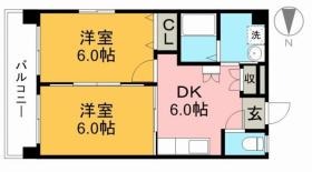 高知市北久保のマンションの間取り