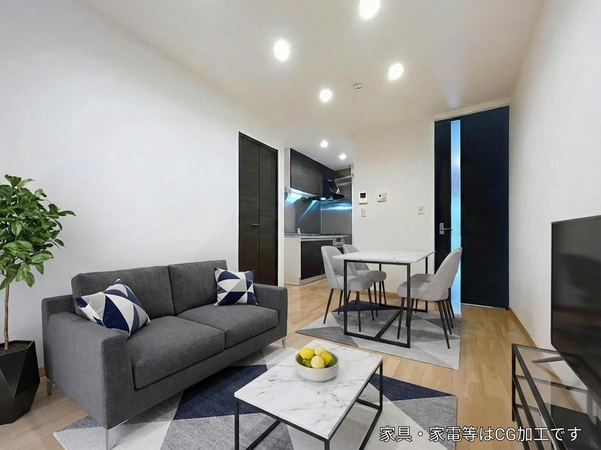 居室・リビング　別号室写真。実際の部屋とは異なります。