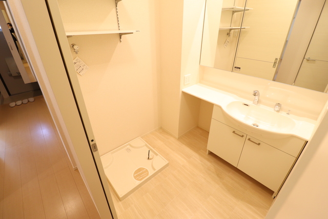 洗面設備　脱衣場