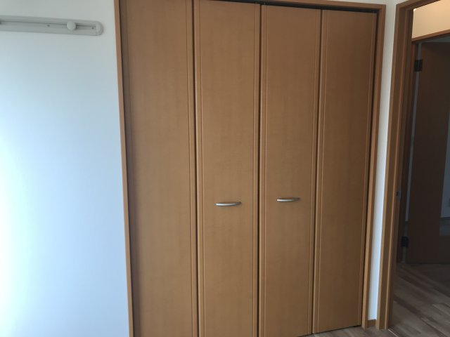 収納　同じ間取りの別部屋の写真です