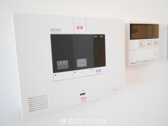 セキュリティ　来訪者の姿を確認できます。