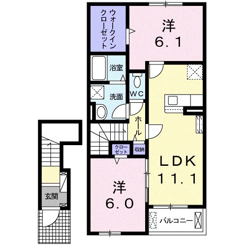 エレガンシア IIの間取り写真