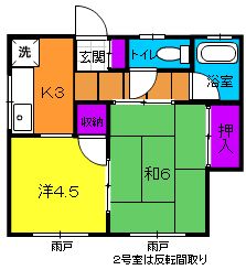 ドミール三方原の間取り