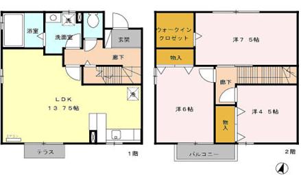 【ブランシェ北斗　BBの間取り】