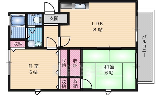 フェニックスヴィラ1の間取り