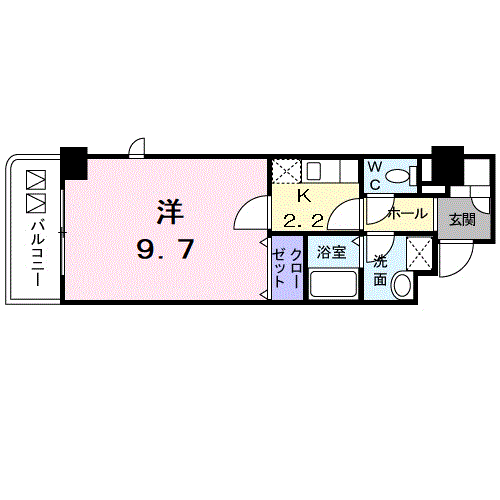 アブァンティ　サカエの間取り