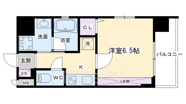 ベラジオ京都七条ウエストの間取り