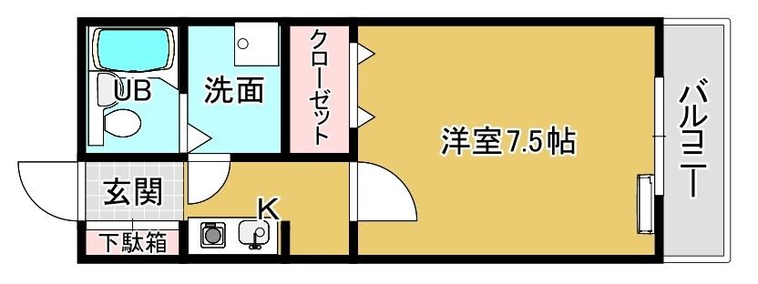 たつの市　TNマンションの間取り