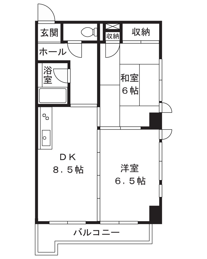 ハイツ石原の間取り