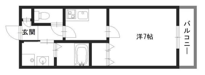 姫路市幸町のマンションの間取り