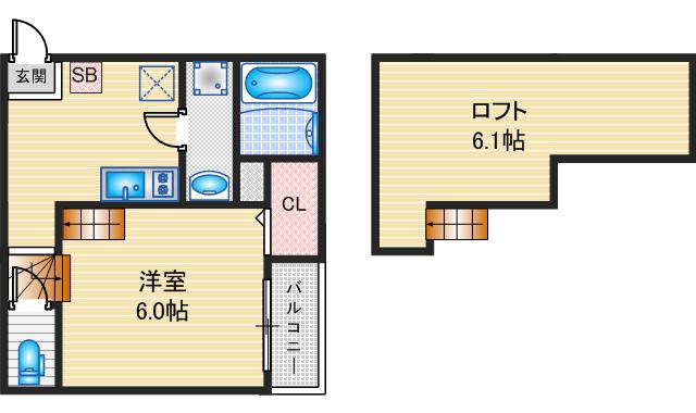 ハーモニーテラス大瀬子町の間取り