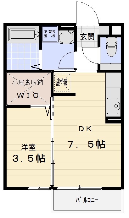 プレーヌハイツの間取り