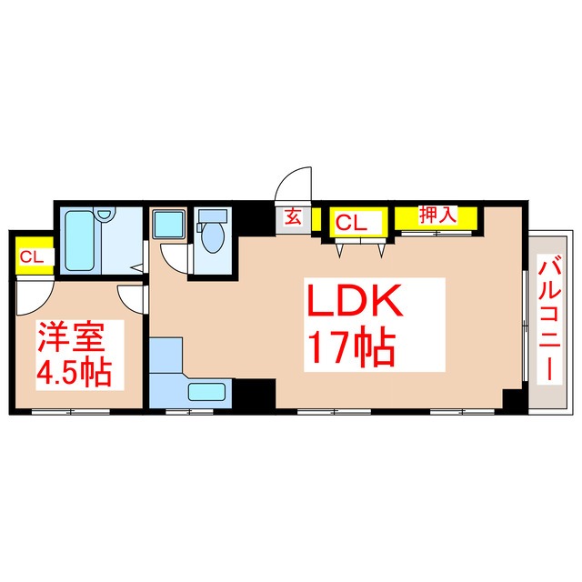 サンロイヤル新屋敷の間取り