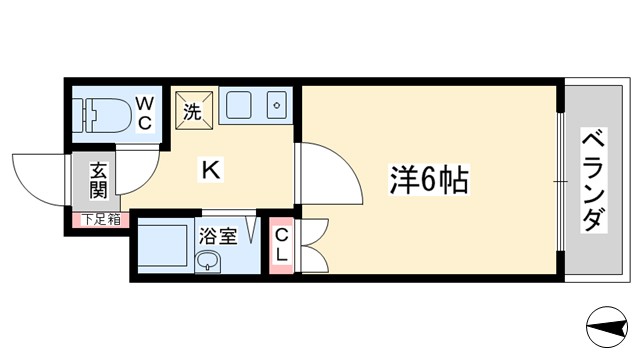 富山市於保多町のマンションの間取り