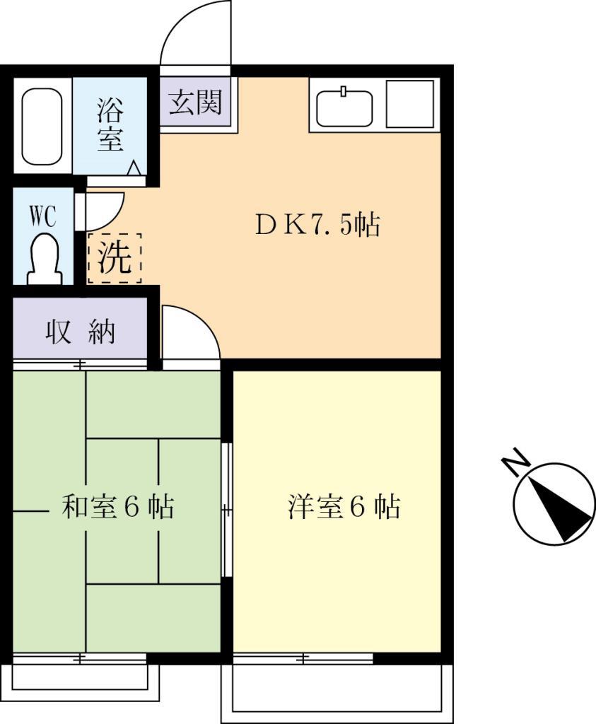 ハイム直井の間取り