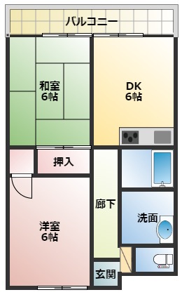 サンボール門脇の間取り