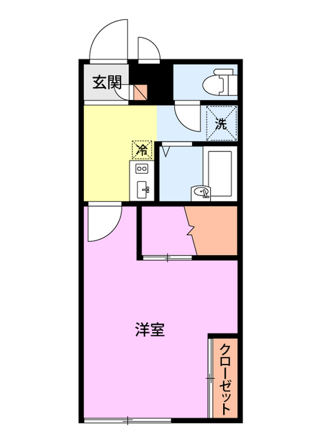 レオパレスすみだIIの間取り